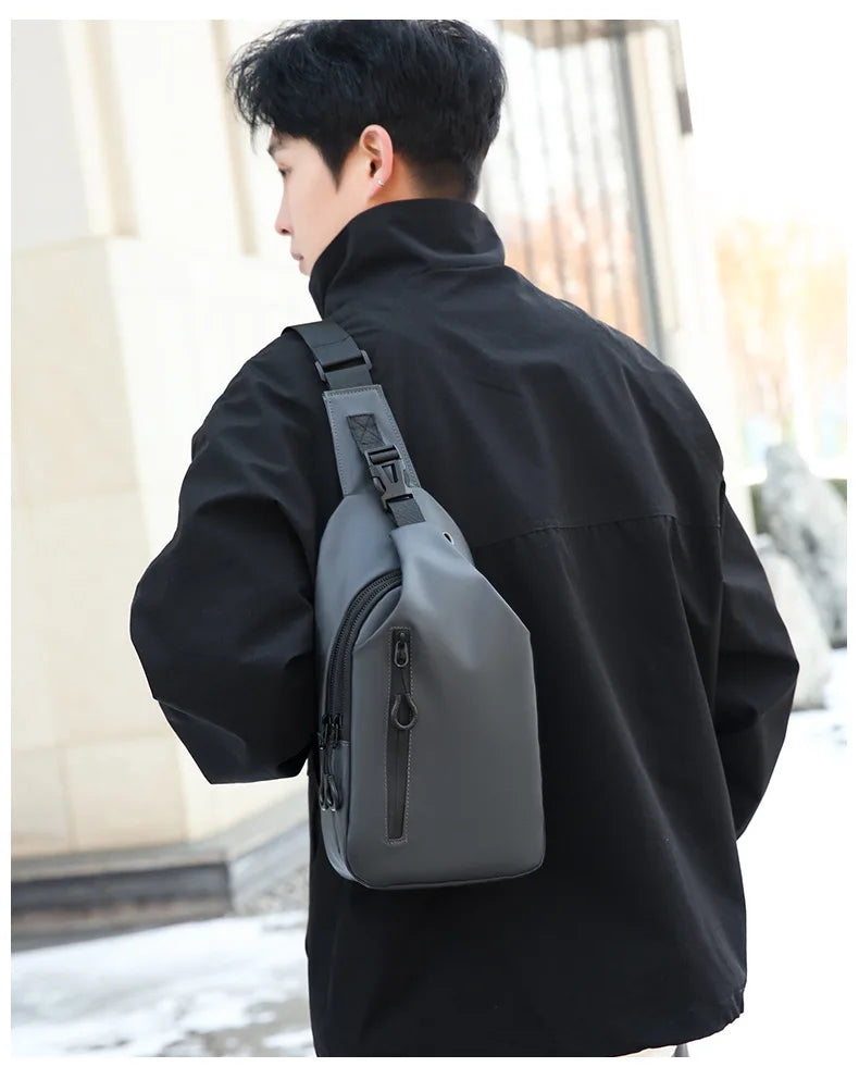 Stylish Men's Chest Bag | Casual One Shoulder Crossbody Design