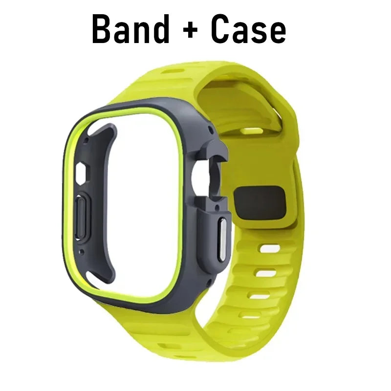 Versatile TPU Case & Silicone Strap for Smartwatches
