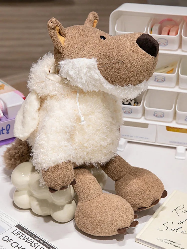 Cute Sheep Plush Toy | Soft Sleepy Sheep Plushie Gift