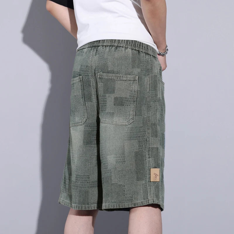 Casual Men's Baggy Denim Shorts | Summer Fashion Streetwear