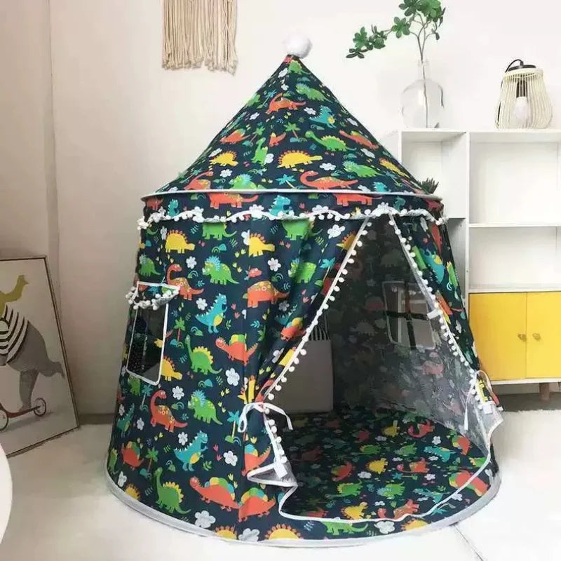 Large Folding Toy Tent for Kids | Perfect Playhouse Castle