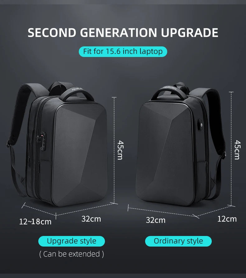 Waterproof Anti-Theft Laptop Backpack | USB Charging Business Bag