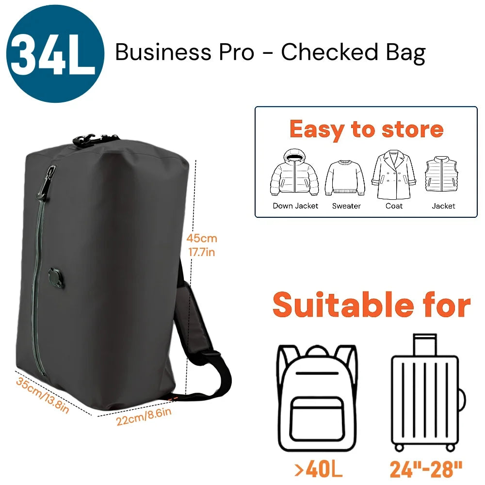 Durable Waterproof Vacuum Storage Bags for Travel & Vacation Packing