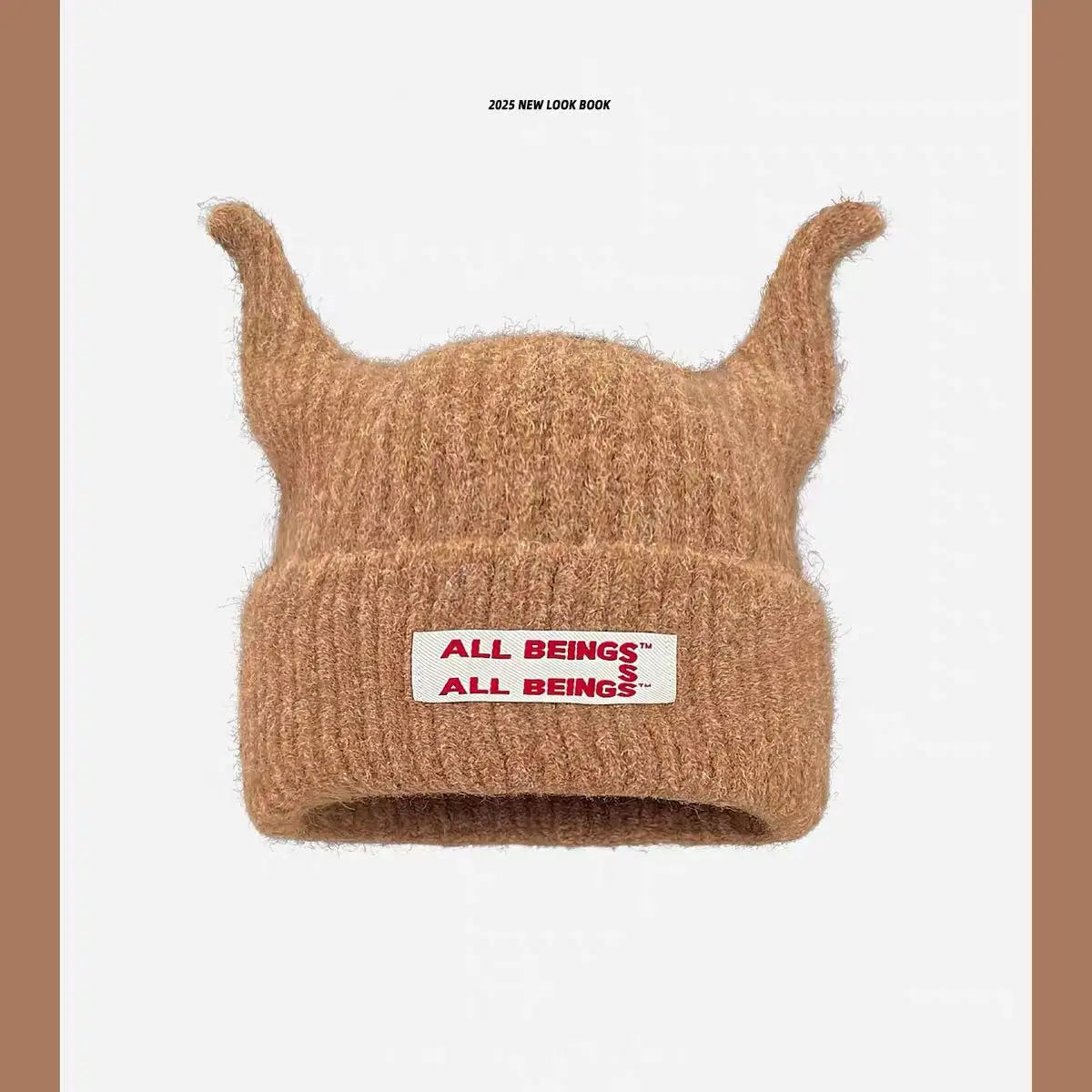Unisex Funny Little Devil Horn Knitted Hat | Warm Ski Beanie