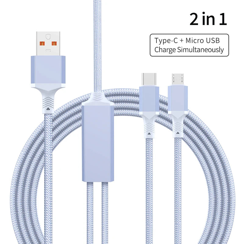 5-in-1 Multi USB Charging Cable | Fast Charger Cord Connector