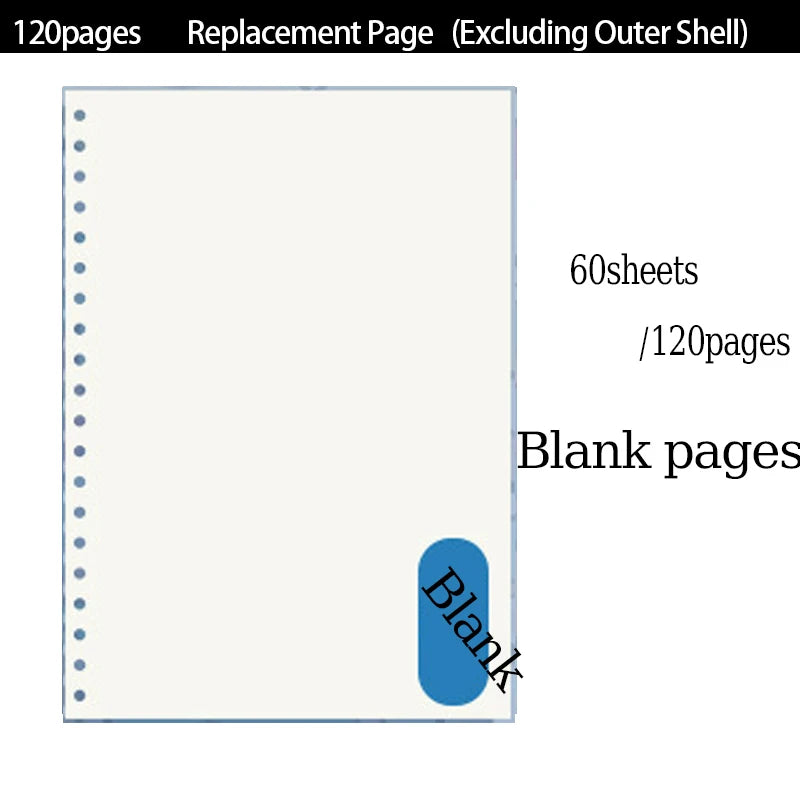 A5 Clear PVC Binder Notebook | Stylish Refillable Planner