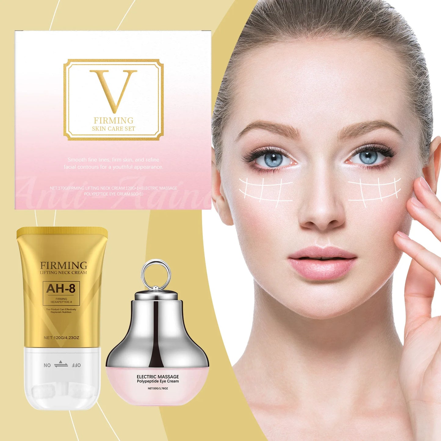 Firming Neck Cream & Anti-Aging Eye Cream | Hydrate & Renew
