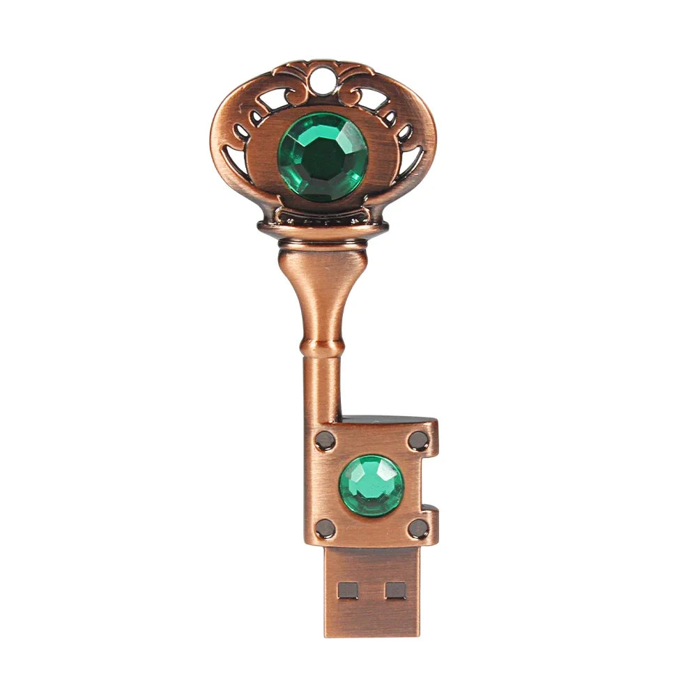Creative Metal Love Heart USB Flash Drive | Stylish Memory Stick