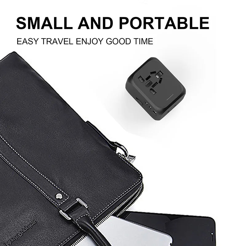 Universal Travel Adapter with USB-C & USB-A | Worldwide Compatibility