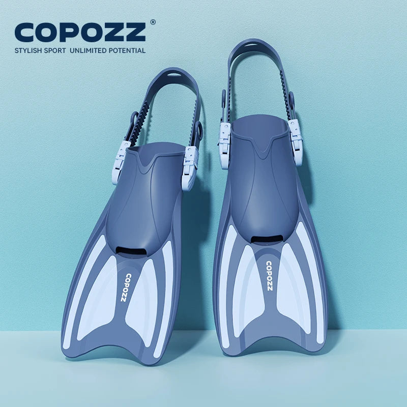 Adjustable Length Snorkel Fins for Kids | Diving Fins for Water Fun