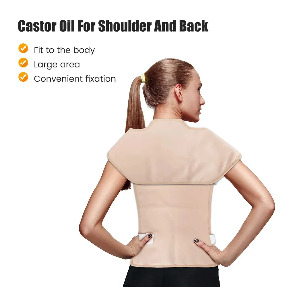 Reusable Castor Oil Pack for Liver Detox & Comfort Sleep
