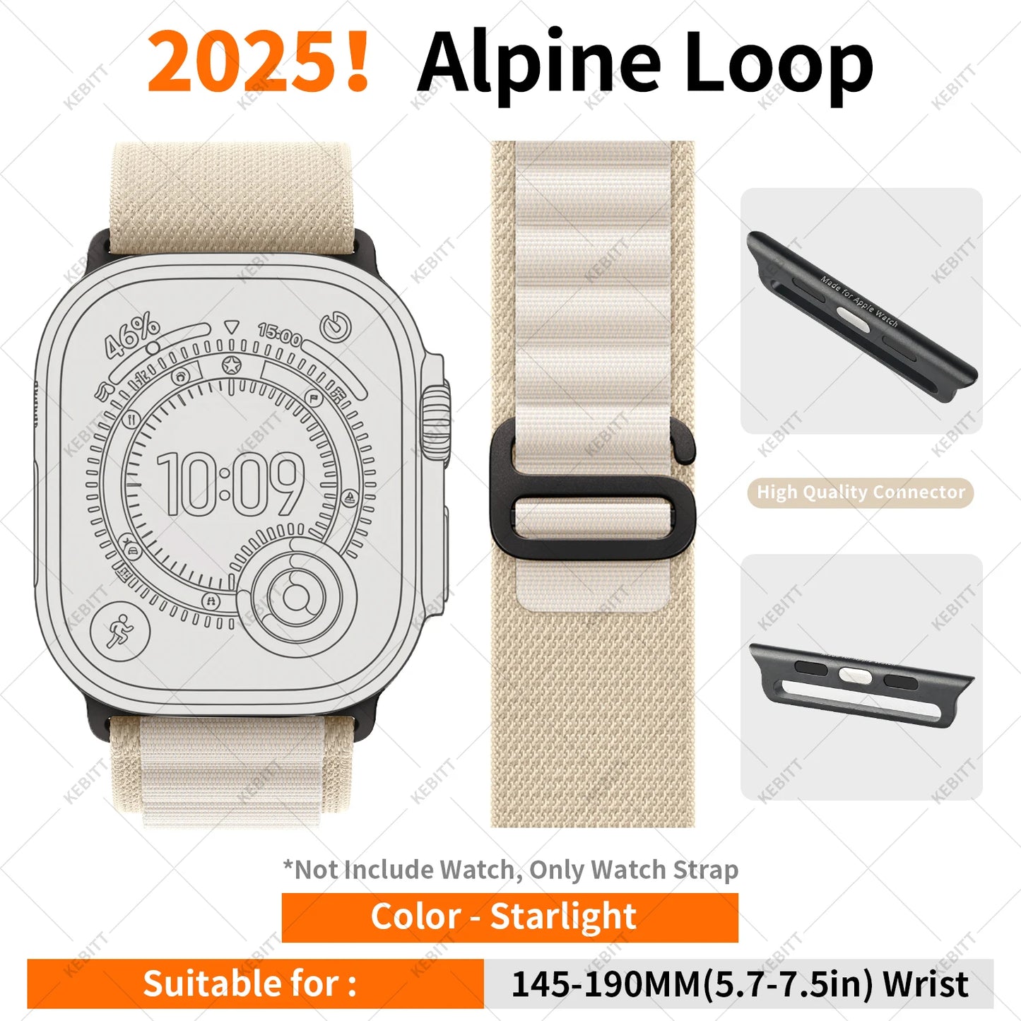 High-Quality Nylon Strap Alpine Loop for Smartwatch | Comfort & Style
