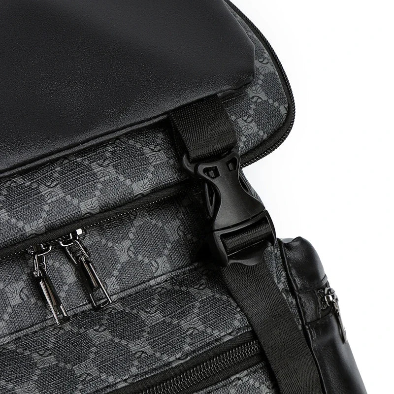 Stylish PU Leather Shark-Inspired Backpack for Students & Travelers