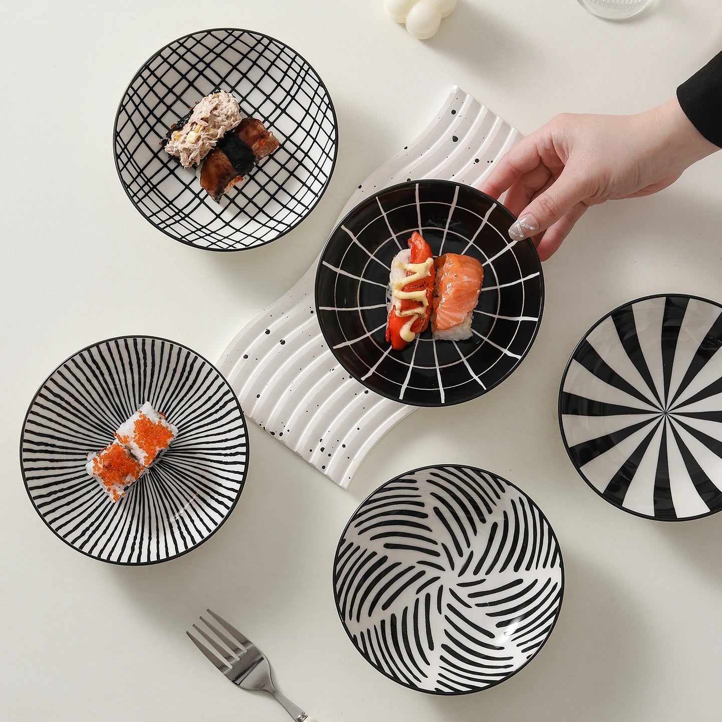 6-Pack Ceramic Dipping Dishes | Stylish Appetizer Plates
