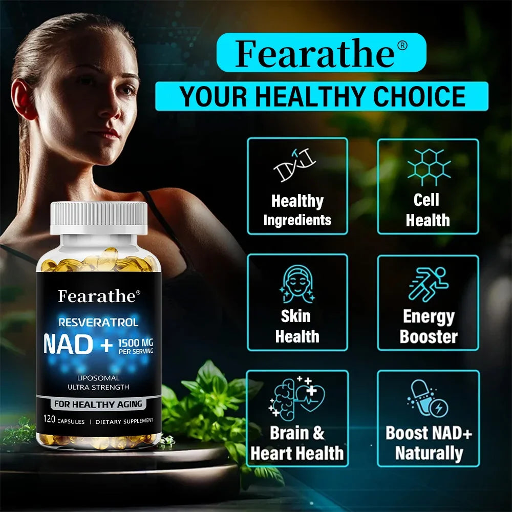 NAD+ Boost with Resveratrol | Enhance Vitality, Repair Cells