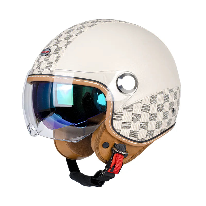 Trendy Affordable Open Face Motorcycle Helmet | Comfort & Safety