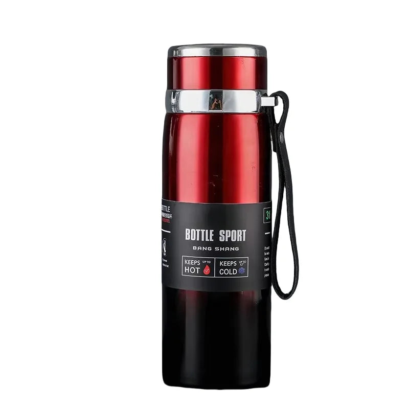 1L Stainless Steel Thermal Water Bottle | Hot & Cold Thermos Flask