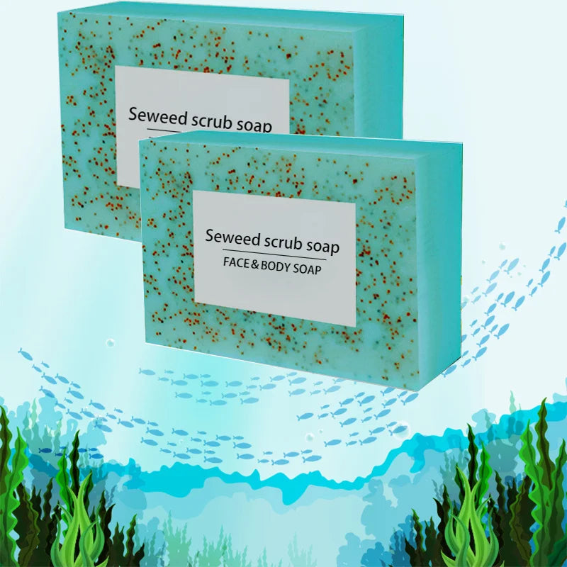 Nourishing Seaweed Scrub Particle Soap | Hydrating & Moisturizing