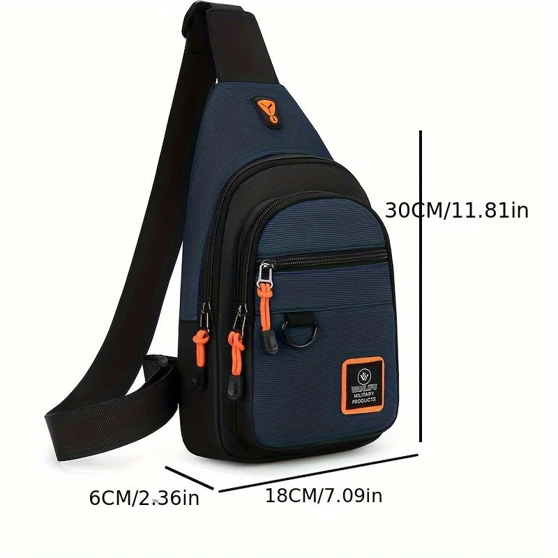 Men's Waterproof Outdoor Hiking Shoulder Bag | Crossbody Travel Pack
