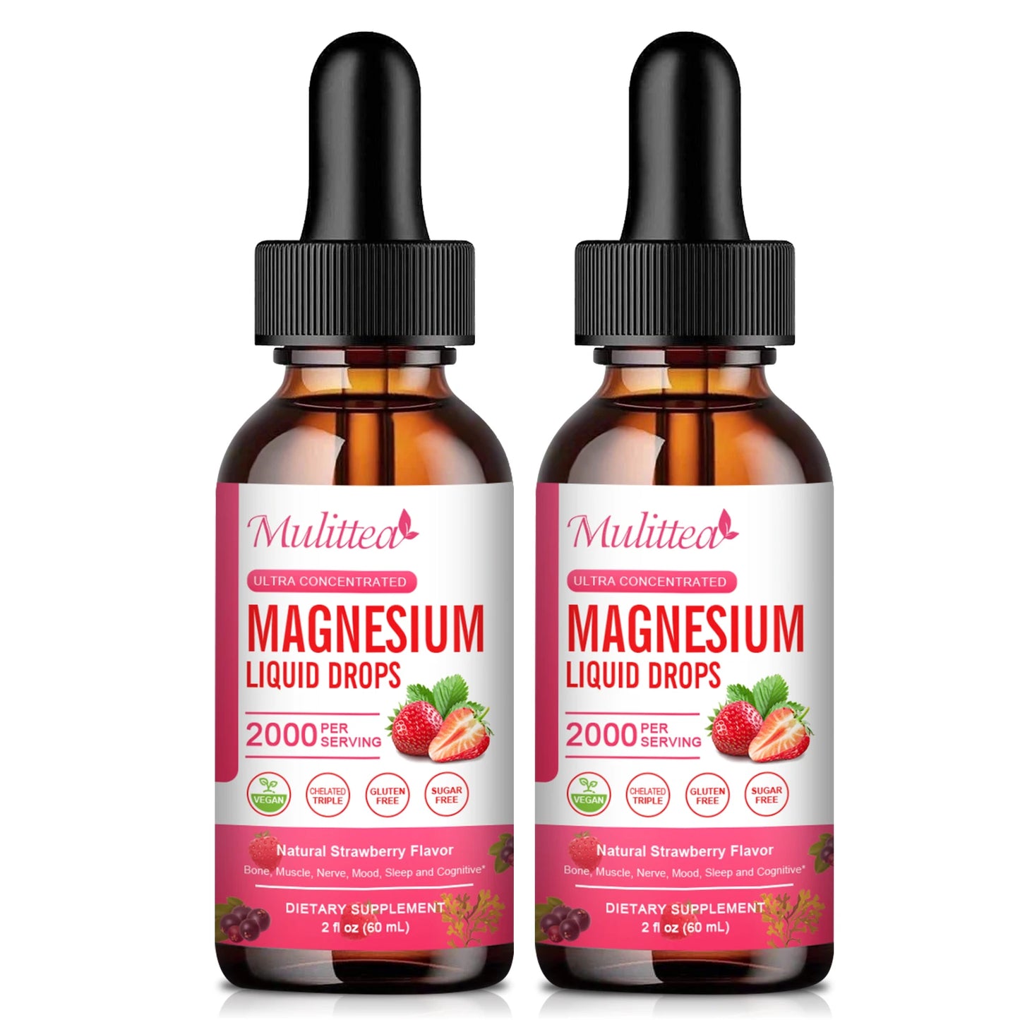 High Potency Liquid Magnesium Glycinate for Relaxation and Sleep
