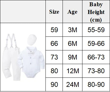 Elegant Baby Infant Baptism Suit for Boys | Toddler Formal Wear