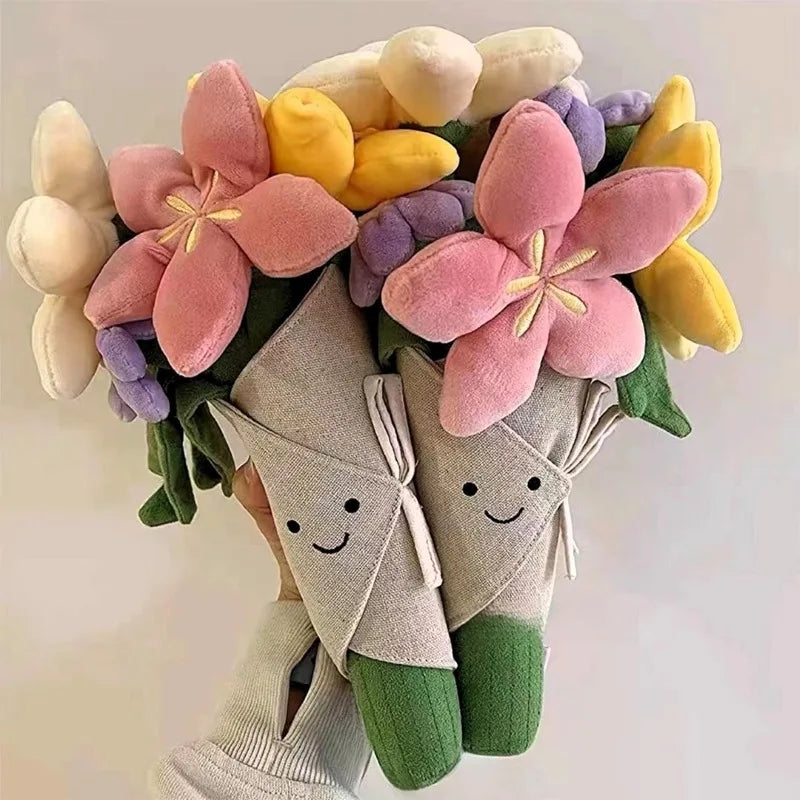 Cute Plush Flower Bouquet | Perfect Gift for Engagements & Weddings