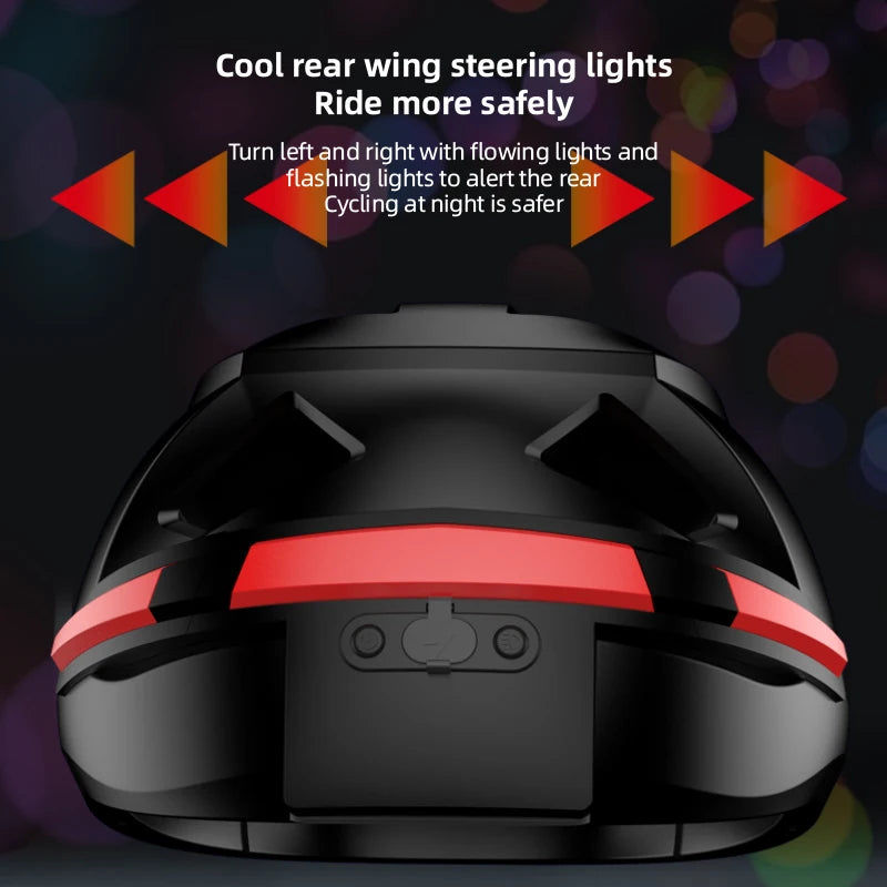 Men's Bluetooth Riding Helmet with Night Lights & Music