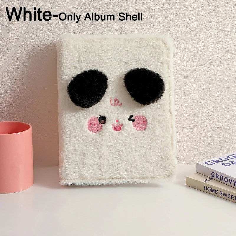 Kawaii Soft Plush A5 Binder Photo Album for Collectors & Students