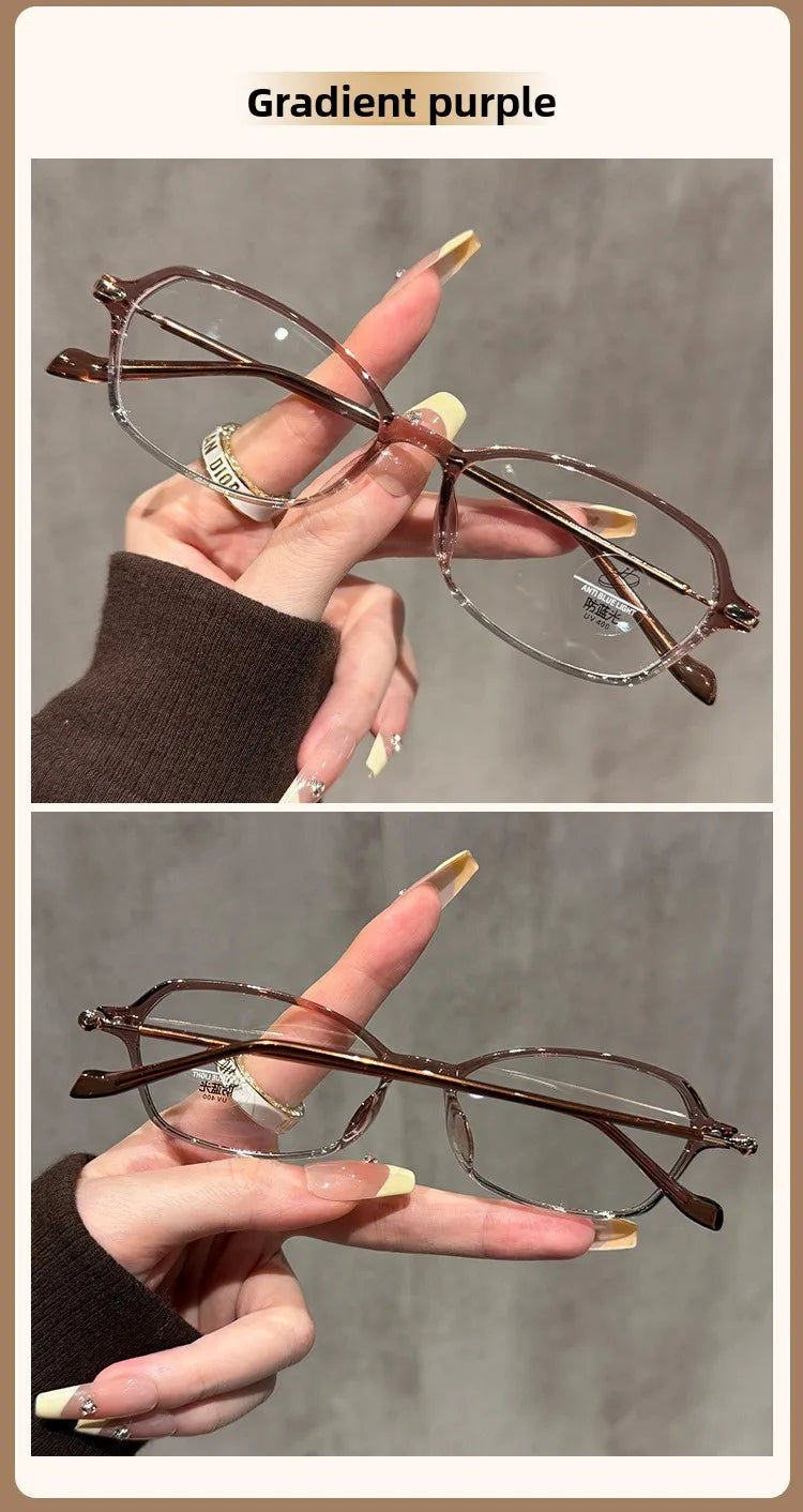Stylish Women's Rectangular Reading Glasses | Anti Blue Light Eyewear