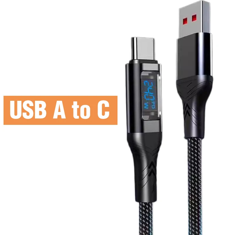 240W Super Fast Charging USB Type-C Cable for All Devices