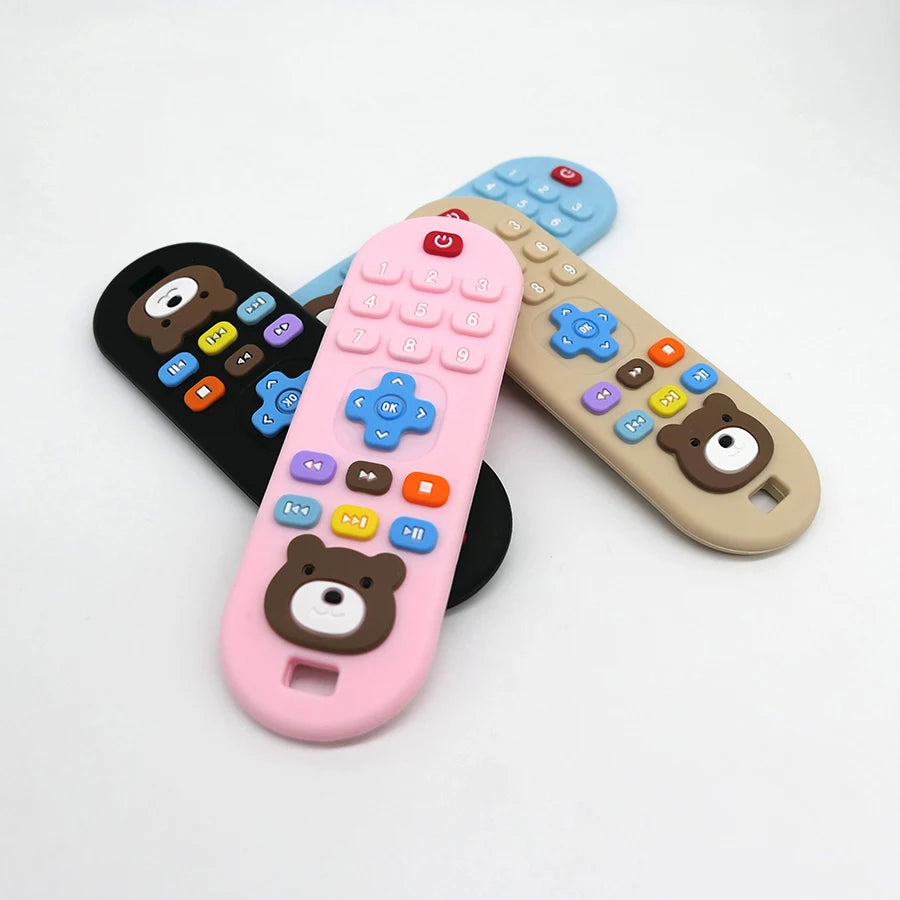 Children's Silicone Teething Remote Control Toy | Safe and Fun