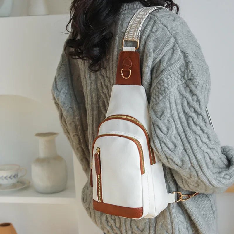 Stylish PU Leather Women Sling Bag | Versatile Crossbody Pack