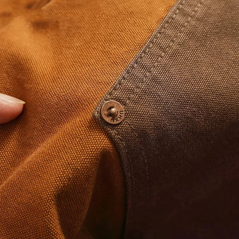Vintage Cargo Overalls for Men | Stylish Heavy Canvas Pants