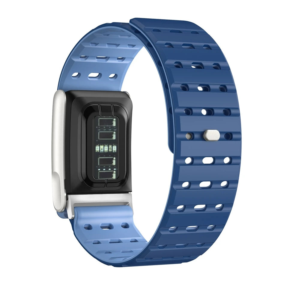 Breathable Magnetic Silicone Sport Watch Strap | Water-Resistant Band