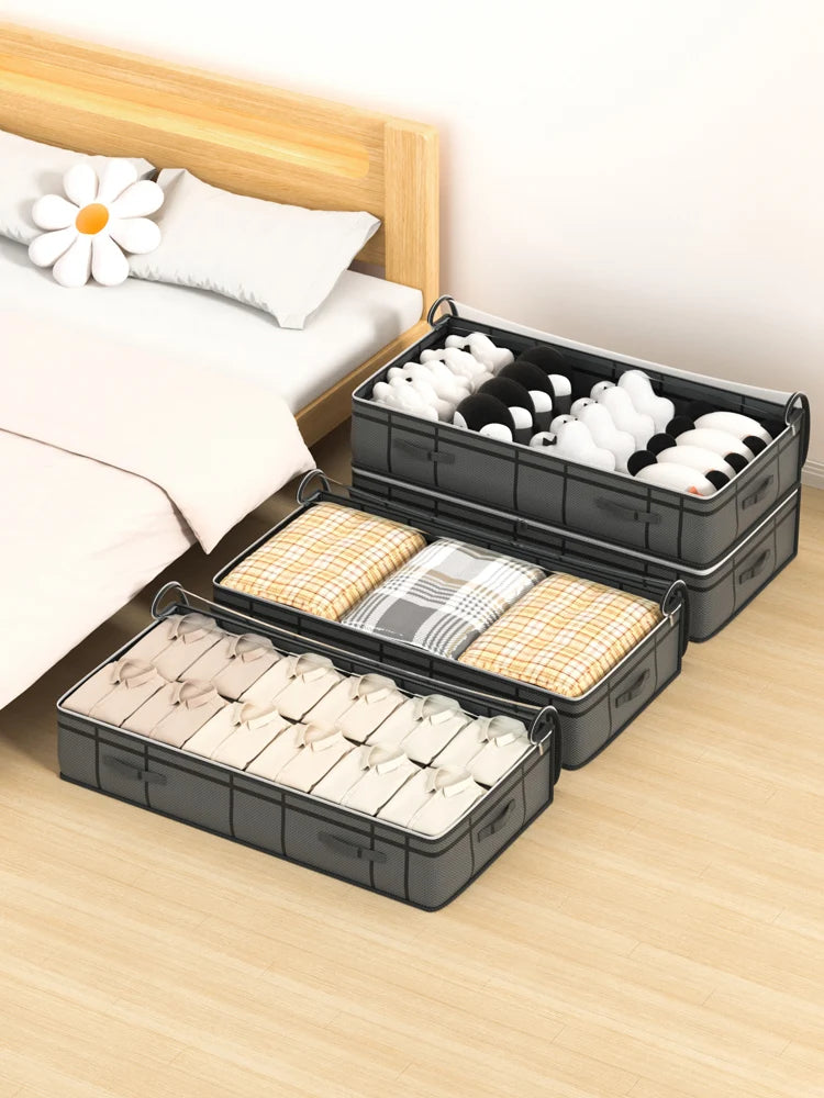 Large Foldable Under Bed Clothes Storage Bag | Organize Your Space