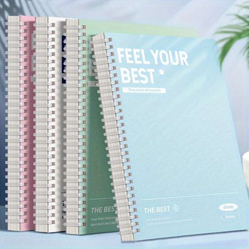 Thickened A5 Spiral Notebooks with Perforated Pages for Students