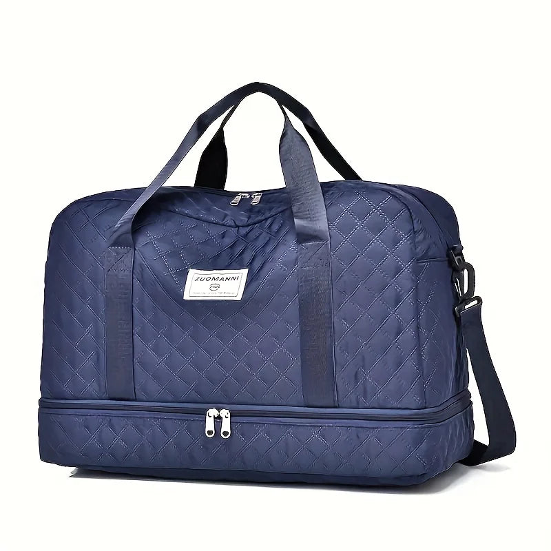 Large Capacity Luxury Duffel Bag | Travel Gym Tote with Pockets