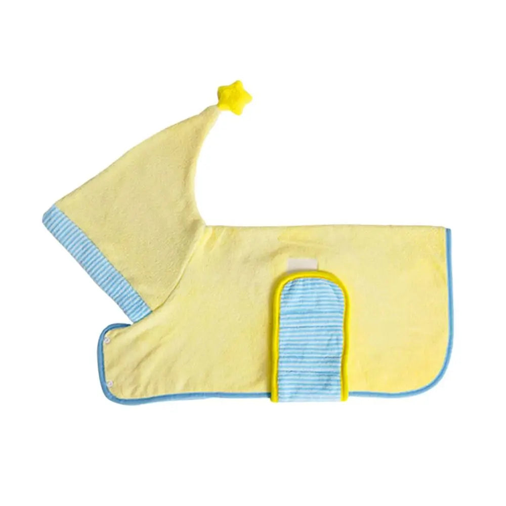Cute Quick-Drying Dog Bathrobe | Absorbent Puppy Robe for Pets