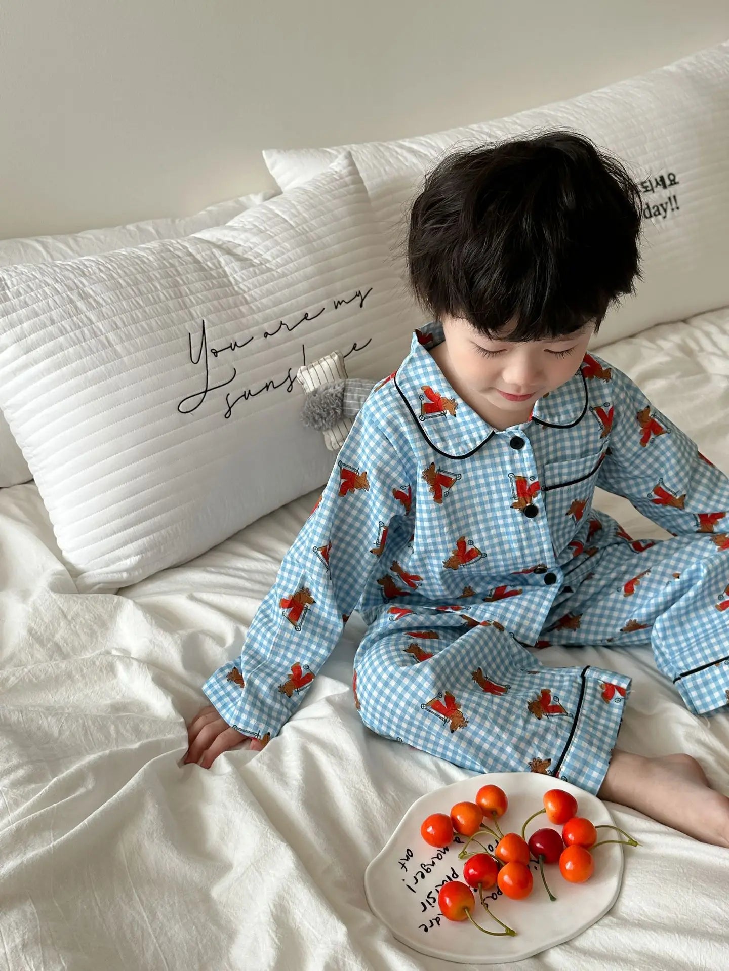 Spring Children's Cartoon Homewear Outfits | Cute Pajamas Set