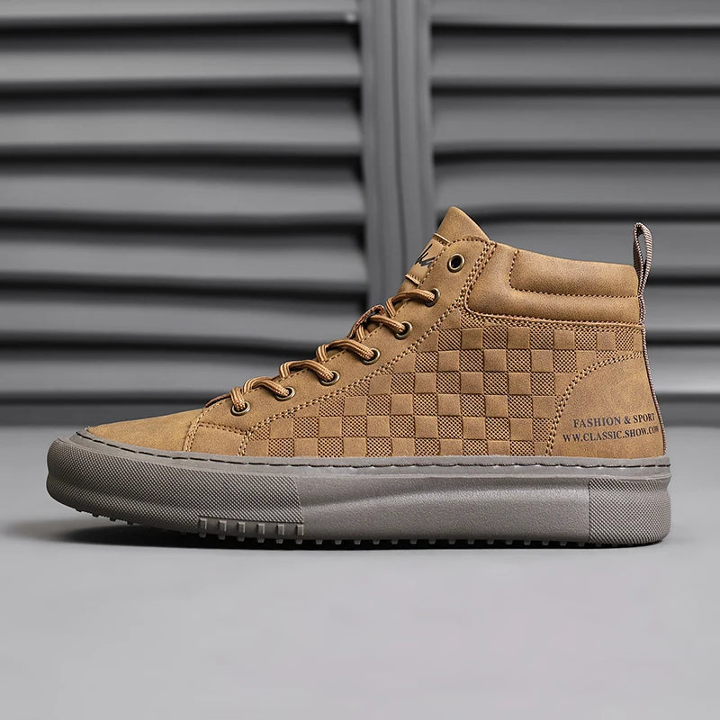Men's Versatile Casual Sports Shoes | Retro Mid-Top Style
