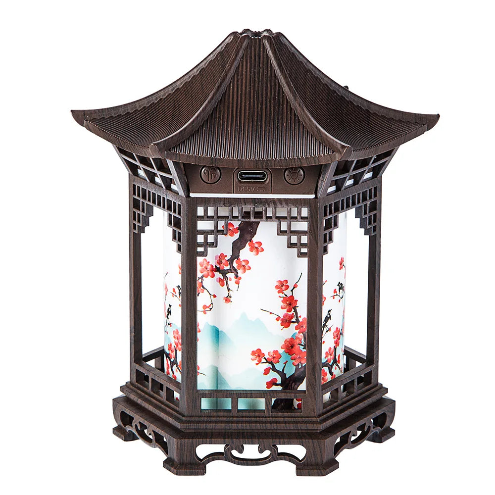 Unique Chinese Style Humidifier | Creative Night Light & Spray