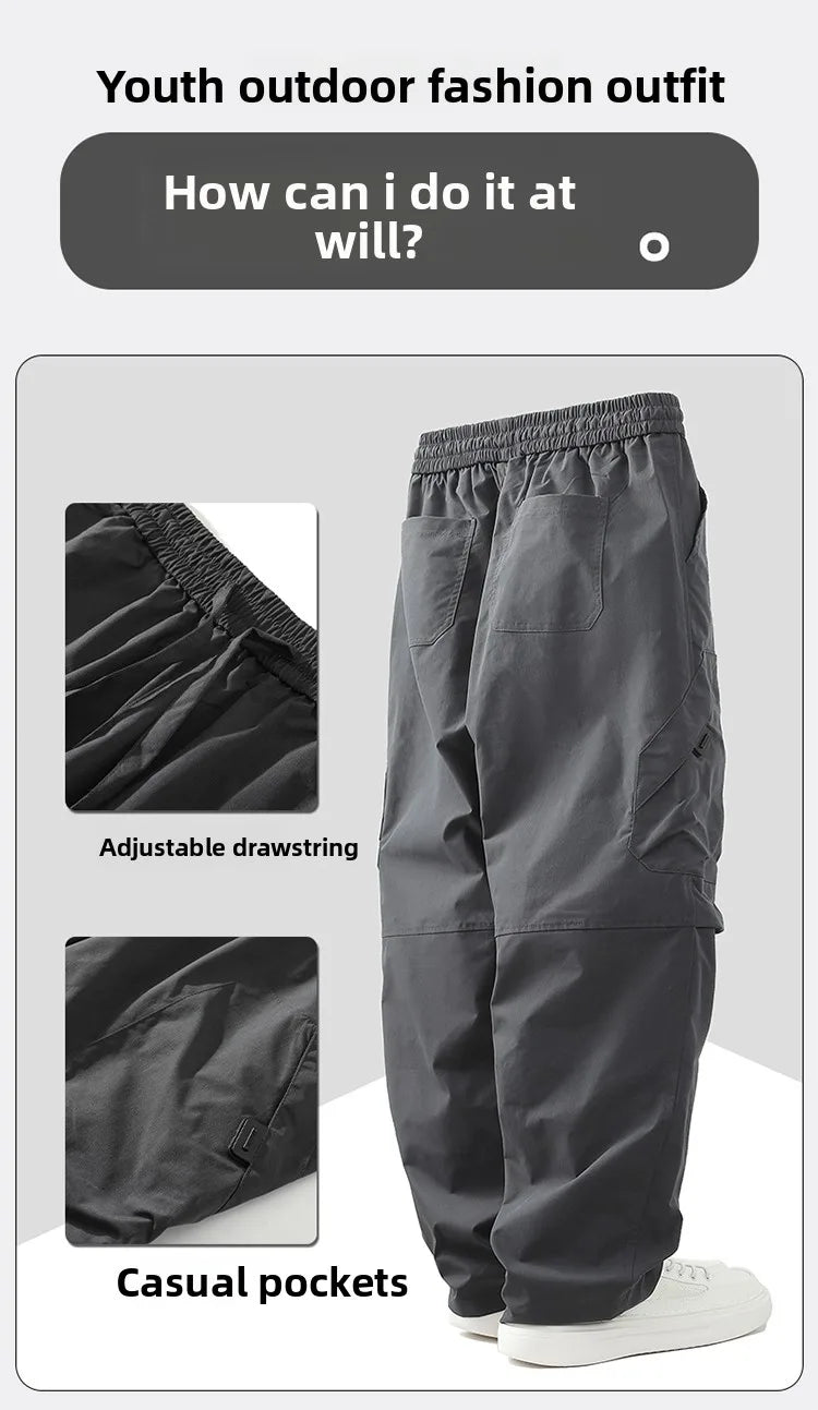 Men's Cargo Work Pants | Versatile Outdoor Hiking Trousers