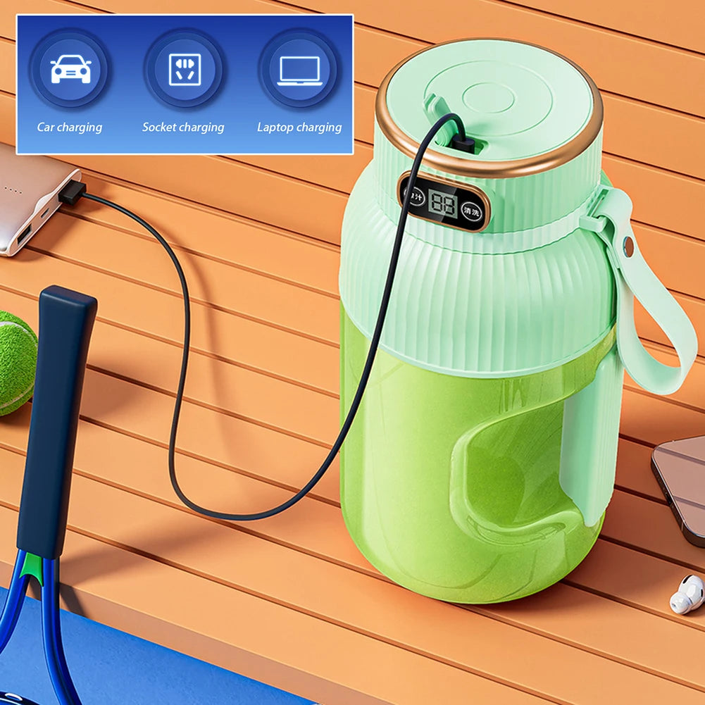 Portable Electric Fruit Juicer Cup | Large Capacity Smoothie Maker