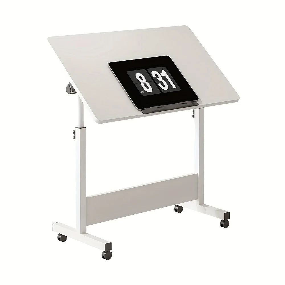 Adjustable Height Standing Desk with Lockable Wheels | Home Office