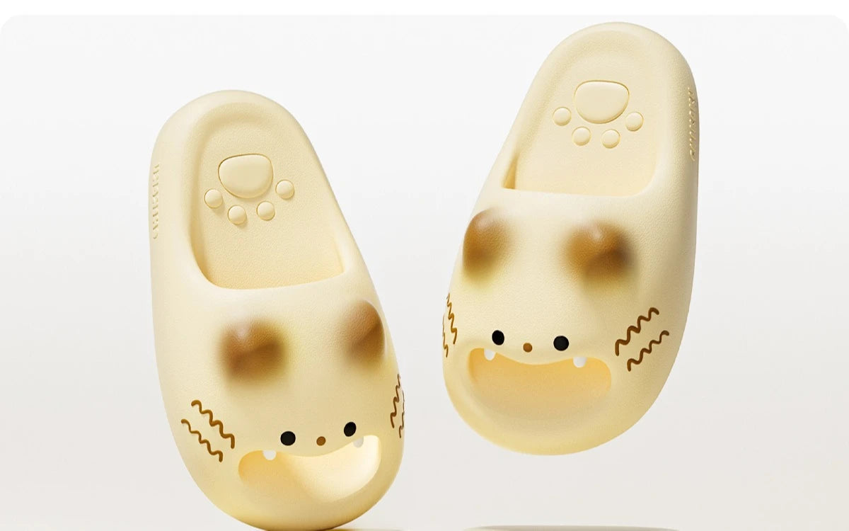 Cute Cat Paw Summer Slippers for Men and Women | Funny Cartoon Slides