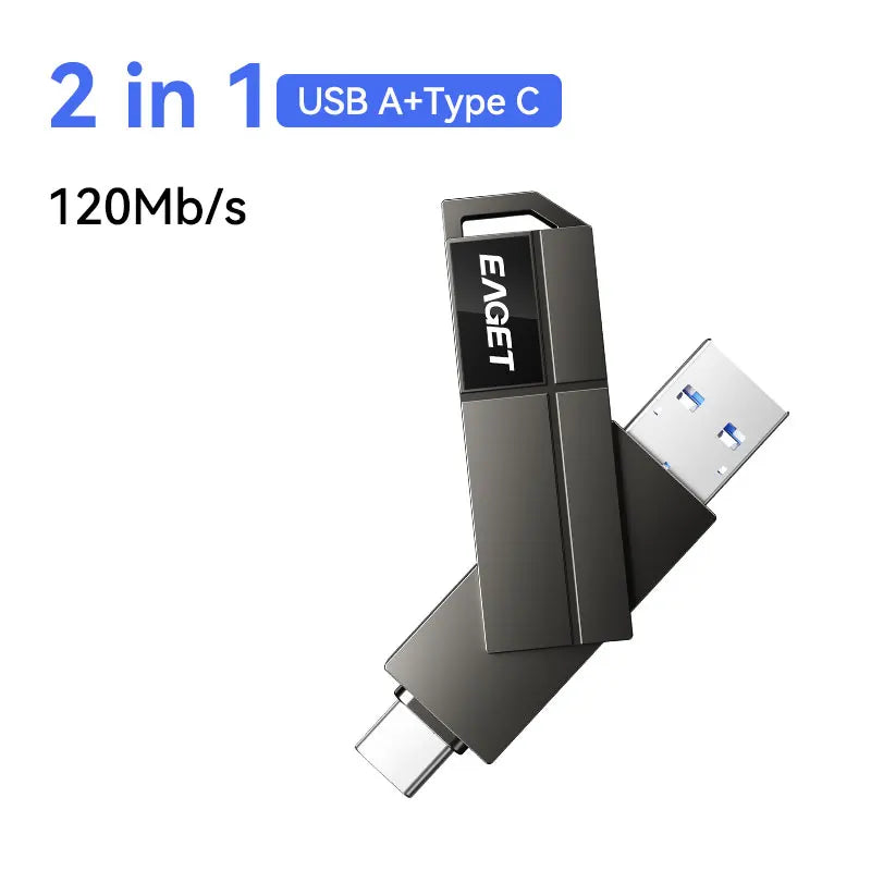 512GB-1TB High-Speed USB Flash Drive | USB-C & USB-A Compatible