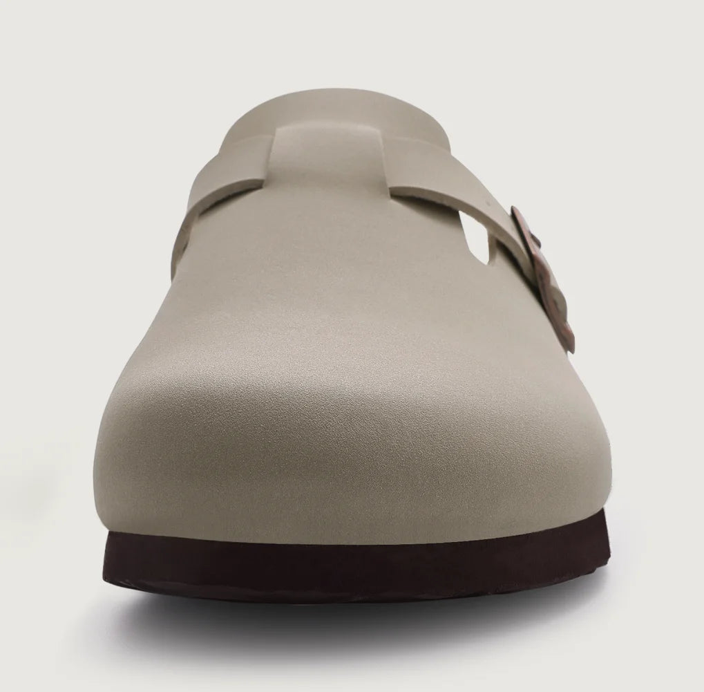Comfortable Suede Clogs with Arch Support for All-Day Wear