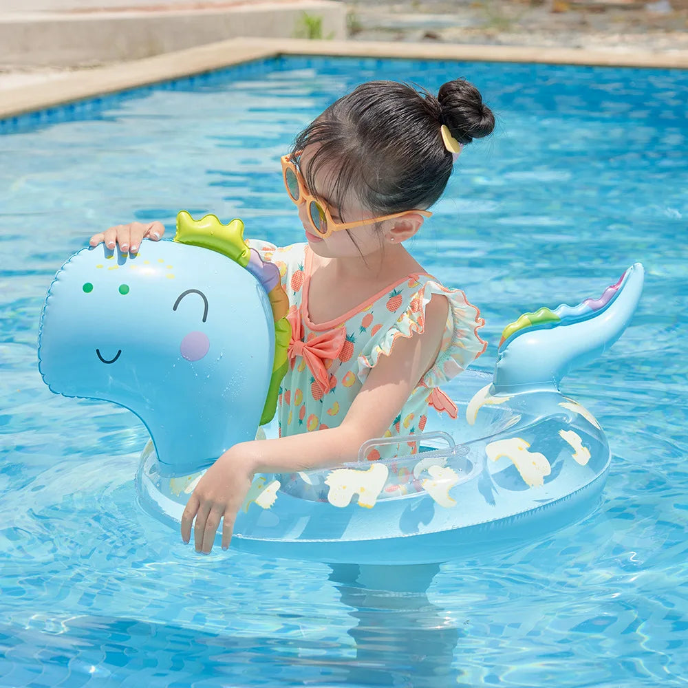 Baby Inflatable Dinosaur Swimming Ring | Fun Pool Float for Kids