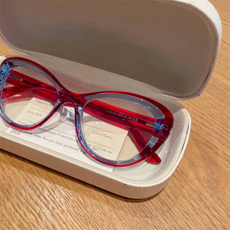 Trendy Women's Cat Eye Blue Light Blocking Reading Glasses