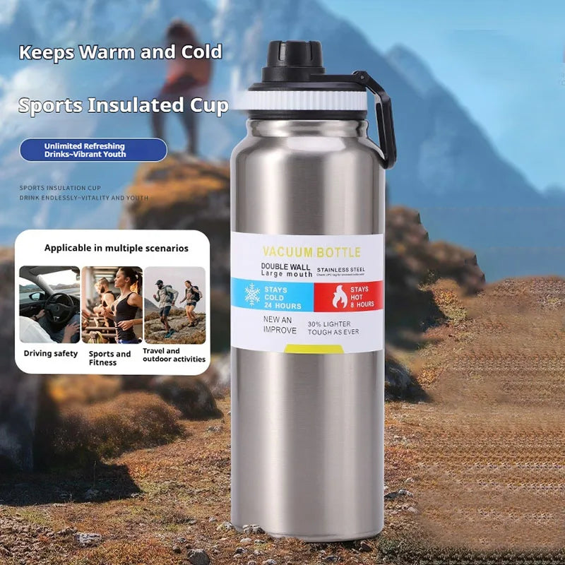 Stainless Steel Vacuum Thermos Bottle | Insulated Sport Mug